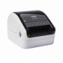 Brother QL-1100c, Thermique directe, 300 x 300 DPI, 110 mmsec, Avec fil, Noir, Blanc