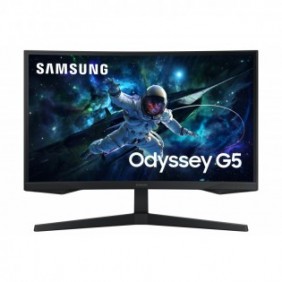 Samsung G55C, 68,6 cm 27", 2560 x 1440 pixels, Wide Quad HD, LED, Noir