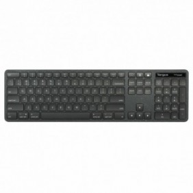 Targus EcoSmart AKB874UK, Taille réelle 100 %, Avec fil, USB, QWERTY, Noir