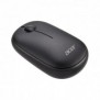 Acer Wireless Bubble Mouse - AMR100 Black Retail pack, Ambidextre, Optique, RF sans fil, 1600 DPI, Noir