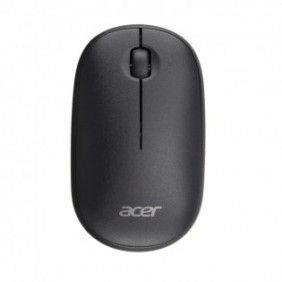 Acer Wireless Bubble Mouse - AMR100 Black Retail pack, Ambidextre, Optique, RF sans fil, 1600 DPI, Noir