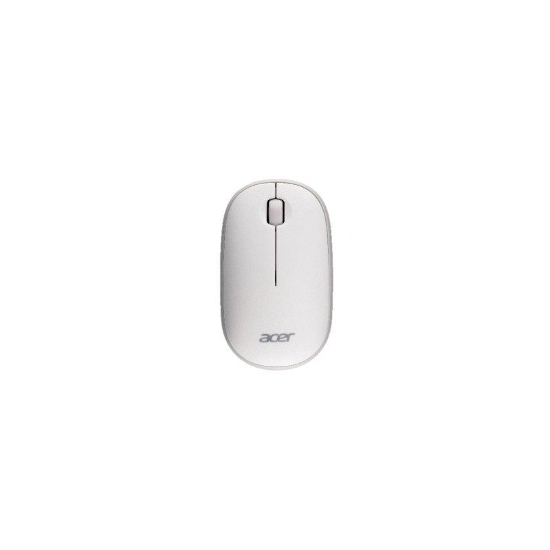 Acer Wireless Bubble Mouse - AMR100 White Retail pack, Ambidextre, Optique, RF sans fil, 1600 DPI, Blanc