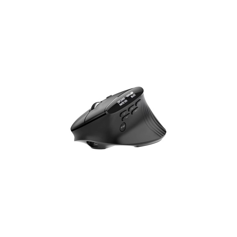Acer Smart Fit Vertical Mouse - Retail pack, Droitier, RF sans fil + Bluetooth, 8000 DPI, Noir