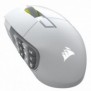 Corsair SCIMITAR ELITE WIRELESS SE, Droitier, Optique, RF sans fil + Bluetooth, 33000 DPI, 1 ms, Blanc