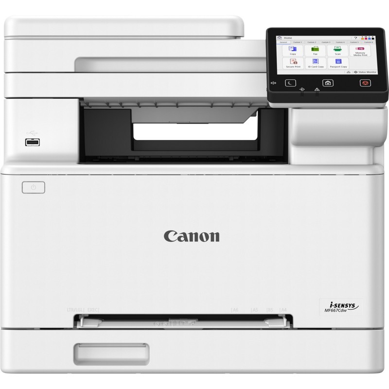 Canon i-SENSYS MF667Cdw, Laser, Impression couleur, 1200 x 1200 DPI, A4, Impression directe, Noir, Blanc