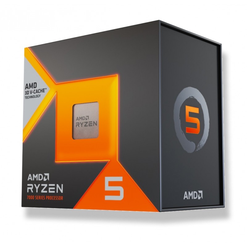 AMD Ryzen 5 7500X3D, AMD Ryzen™ 5, Emplacement AM5, 5 nm, Boîte, AMD, 7500X3D