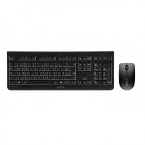 Cherry DW 3000, Standard, Sans fil, RF sans fil, AZERTY, Noir, Souris incluse