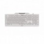 Cherry KC 1000 SC, Taille réelle 100 %, Avec fil, USB, QWERTZ, Gris