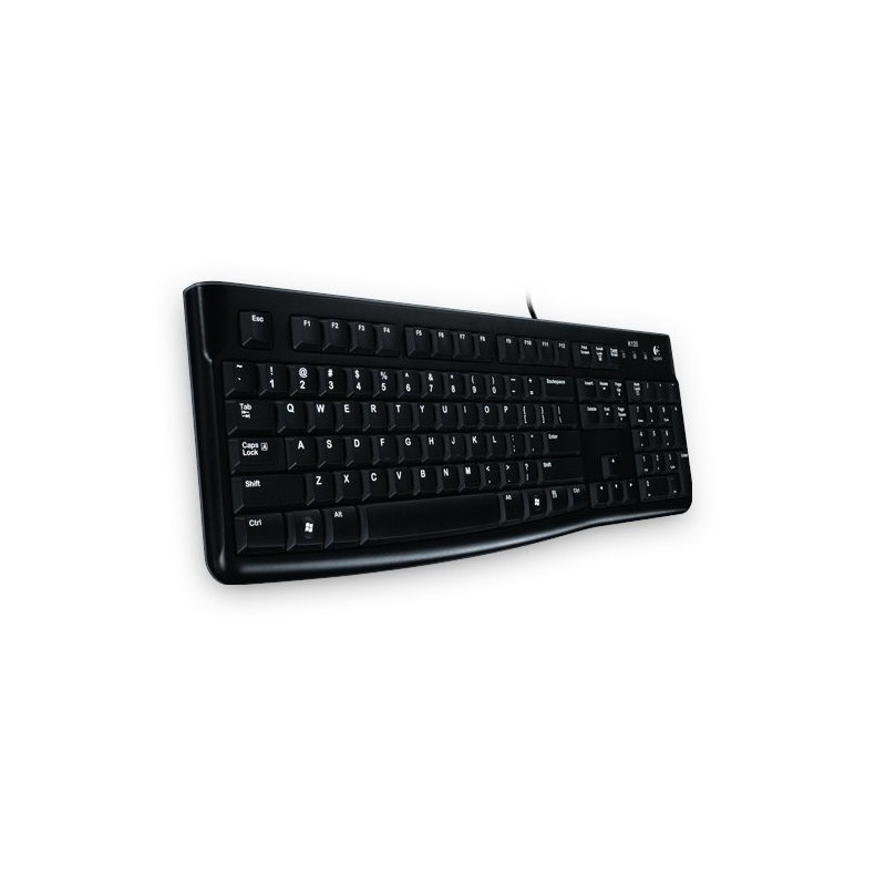 Logitech Keyboard K120 for Business, Avec fil, USB, QWERTZ, Noir