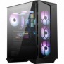 MSI MPG GUNGNIR 110R, Midi Tower, PC, Noir, ATX, micro ATX, Mini-ITX, Métal, Plastique, SPCC, Verre trempé, Gaming