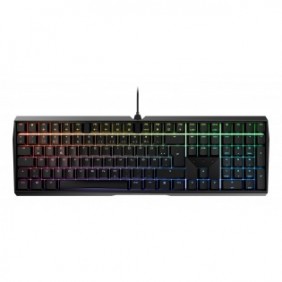 Cherry MX 3.0S RGB, Avec fil, USB, Clavier mécanique, QWERTZ, LED RGB, Noir
