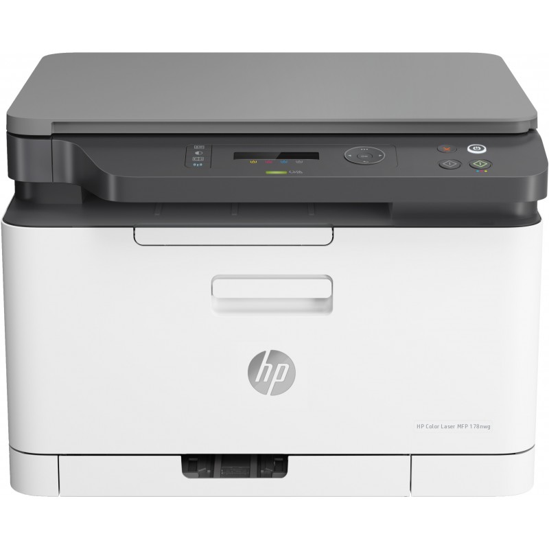 HP Color Laser Imprimante multifonction laser couleur 178nw, Laser, Impression couleur, 600 x 600 DPI, A4, Impression directe, Gris, Blanc