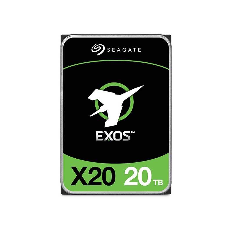 Seagate Enterprise Exos X20, 20 To, 7200 trmin, 3.5", Série ATA III