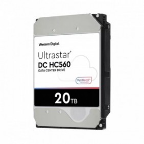WD Ultrastar DC HC560, 20 To, 7200 trmin, 512 Mo, 3.5", SATA