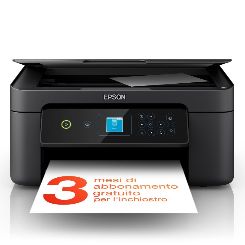 Epson Expression Home XP-3205, Jet d'encre, Impression couleur, 5760 x 1440 DPI, Numérisation couleur, A4, Noir