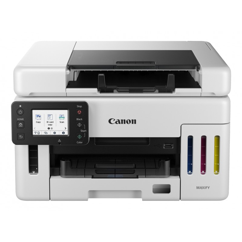 Canon MAXIFY GX6550, Jet d'encre, Impression couleur, 600 x 1200 DPI, Copie couleur, A4, Noir, Blanc