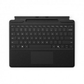 Microsoft Surface Pro KB w PenStor, QWERTY, Néerlandais, Polonais, Pavé tactile, Microsoft, Surface Pro 11 Surface Pro 10 Surface Pro 9 Surface Pro 8, Noir