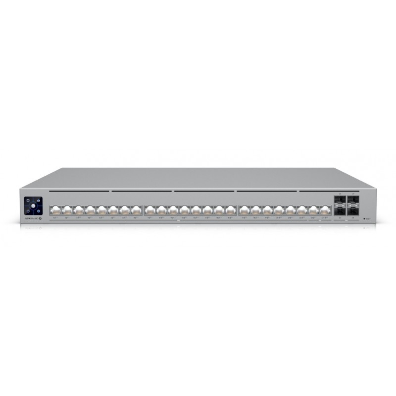 Ubiquiti UniFi Pro HD 24 PoE, Géré, L2L3, 2.5G Ethernet 10010002500, Connexion Ethernet, supportant l'alimentation via ce port , Grille de montage, 1U