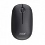 Acer Wireless Bubble Mouse - AMR100 Black Retail pack, Ambidextre, Optique, RF sans fil, 1600 DPI, Noir