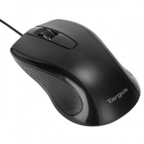 Targus AMU81AMGL, Ambidextre, Optique, USB Type-A, 1000 DPI, Noir
