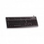 Cherry G83-6104, Taille réelle 100 %, Avec fil, USB, QWERTY, Noir