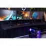 Arozzi Arena Gaming Desk, Droit, Forme concave, Acier, Jouer, Microfibre, Mat