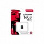 Kingston Carte 16GB microSDHC Industrielle C10 A1 pSLC emballage individuel sans adaptateur, 16 Go, MicroSDHC, Classe 10, UHS-I, 100 Mos, 80 Mos