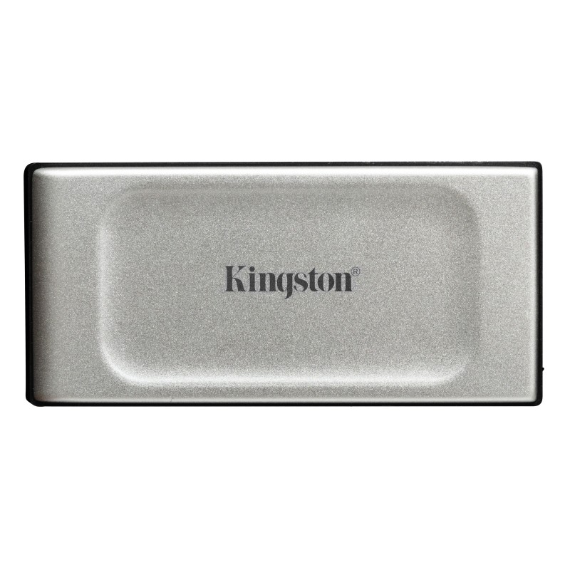 Kingston 2000G SSD portable XS2000, 2 To, USB Type-C, 3.2 Gen 2 3.1 Gen 2, 2000 Mos, Noir, Argent