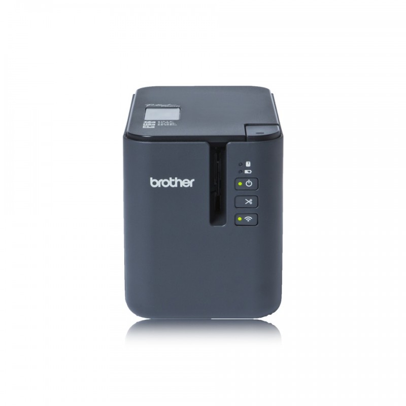 Brother PT-P900Wc Étiqueteuse professionnelle connectable réseau, HSETZe, Transfert thermique, 360 x 360 DPI, 60 mmsec, Avec fil &sans fil, Noir