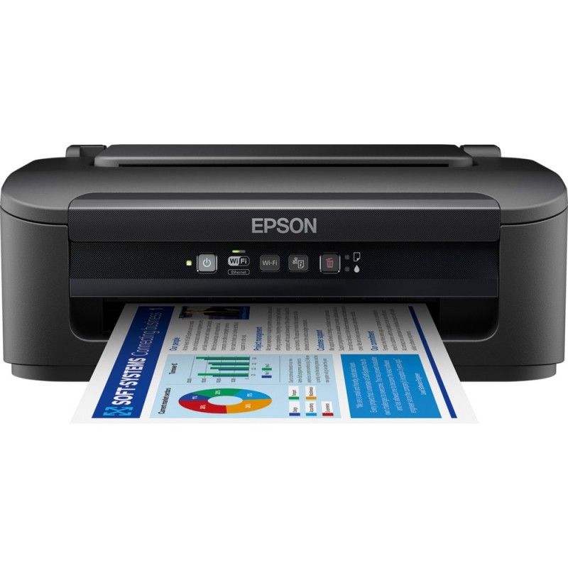Epson WorkForce WF-2110W, Couleur, 5760 x 1440 DPI, A4, 3000 pages par mois, 34 ppm, Impression recto-verso