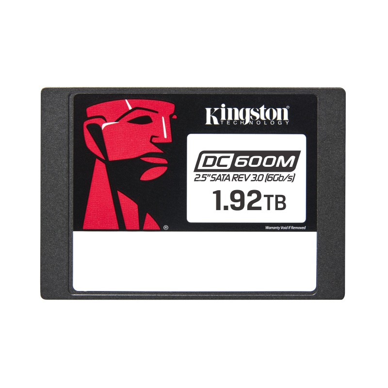Kingston SSD SATA Enterprise DC600M usage mixte 2,5” de 1 920 Go, 1,92 To, 2.5", 560 Mos, 6 Gbits