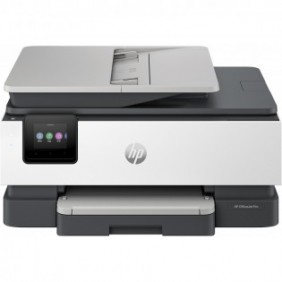 HP OfficeJet Pro Imprimante Tout-en-un 8122e, Couleur, Imprimante pour Domicile, Impression, copie, numérisation, Chargeur automatique de documents Écran tactile Numérisation Smart Advance Mode silencieux Impression via VPN avec +, A jet d'encre