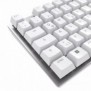 Cherry KC 200 MX, Taille réelle 100 %, Avec fil, USB, Clavier mécanique, QWERTZ, Argent, Blanc
