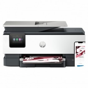 HP OfficeJet Pro 8124e Sans fil All-in-One Couleur Imprimante, Instant Ink Impression recto-verso, A jet d'encre thermique, Impression couleur, 4800 x 1200 DPI, A4, Impression directe, Gris