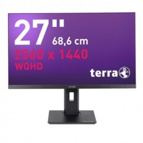 TERRA 3030223, 68,6 cm 27", 2560 x 1440 pixels, Wide Quad HD, LCD, 5 ms, Noir