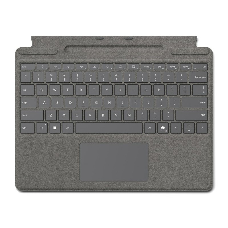 Microsoft Surface Pro KB w PenStor, QWERTY, Pavé tactile, Microsoft, Surface Pro 11 Surface Pro 10 Surface Pro 9 Surface Pro 8, Platine, Alcantara