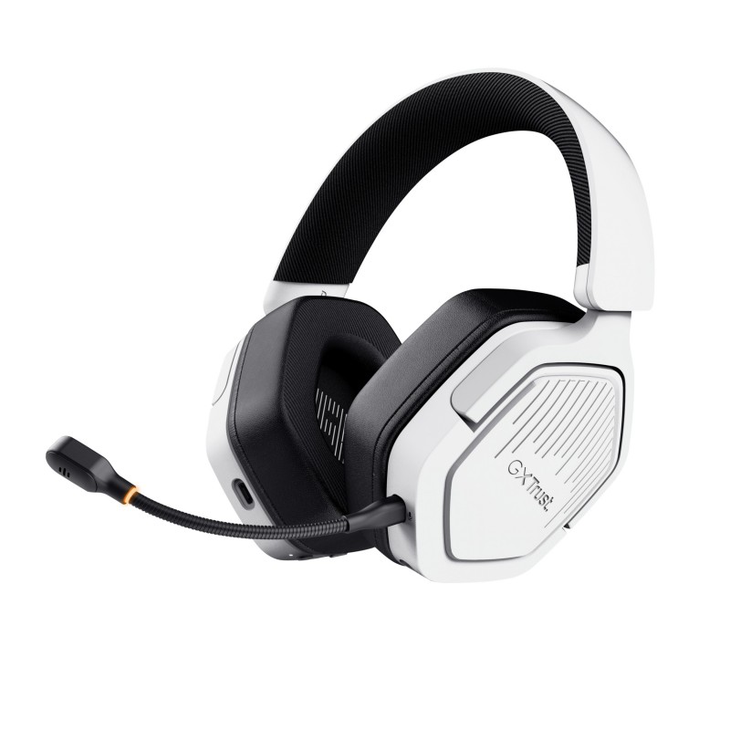 Trust GXT 493W Carus, Avec fil &sans fil, 20 - 20000 Hz, Jouer, 280 g, Casque, Blanc