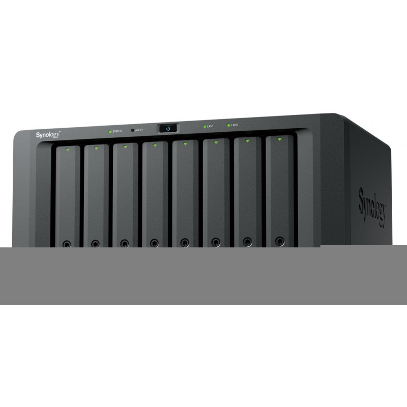 Synology DiskStation DS1825+, NAS, Ryzen Embedded, V1500B, 8 Go, DDR4, 0 To