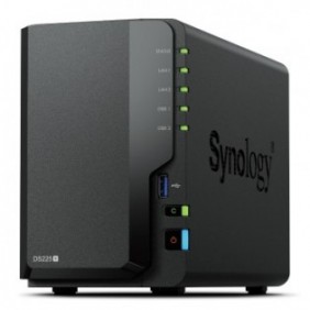 Synology DS225+ 2 Bay NAS, NAS, Bureau, Intel® Celeron®, J4125, 2 Go, DDR4