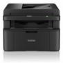 Brother DCP-L1660W Imprimante laser multifonction 3-en-1 monochrome A4 compacte et facile à utiliser. Éligible au forfait EcoPro., Laser, Impression mono, 2400 x 600 DPI, Copie simple, A4, Noir