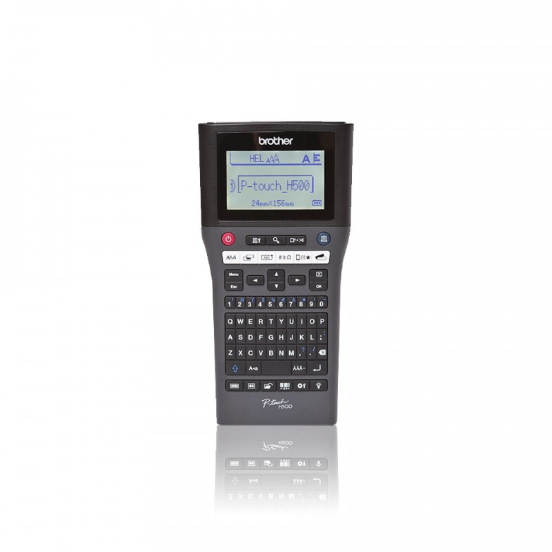 Brother PT-H500 étiqueteuse professionnelle, QWERTY, TZe, 180 x 180 DPI, 30 mmsec, Avec fil, Noir