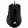 Corsair IRONCLAW RGB, Droitier, USB Type-A, 18000 DPI, Noir