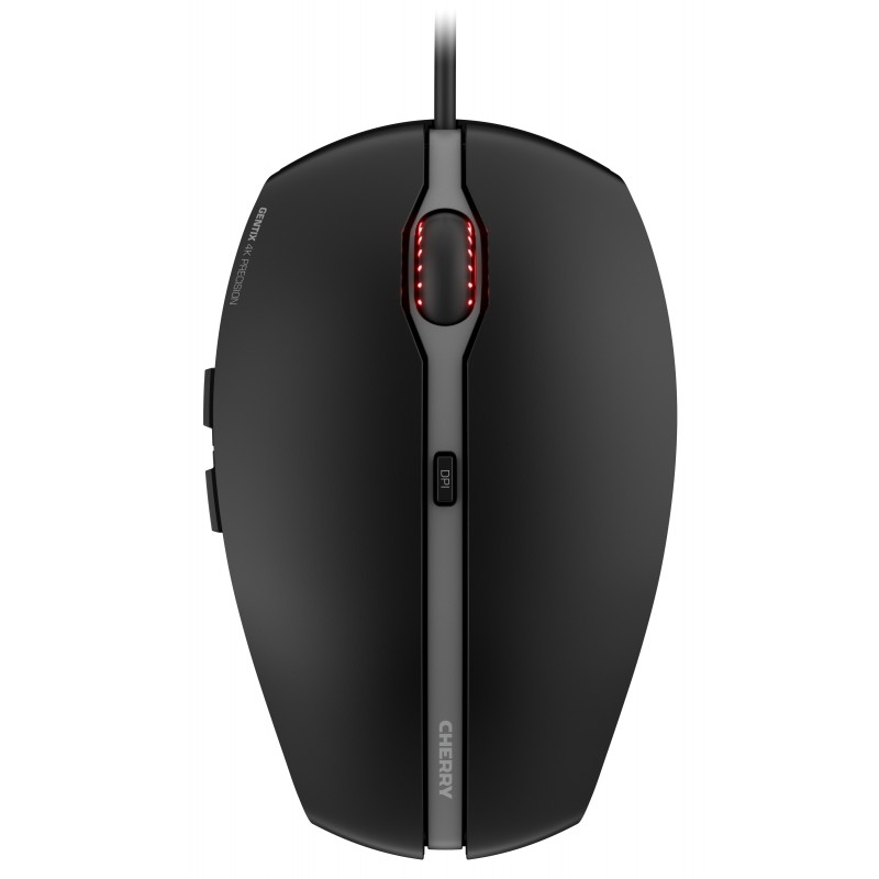 Cherry GENTIX 4K Souris filaire, noir, USB, Ambidextre, Optique, USB, 3600 DPI, Noir