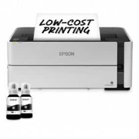 Epson EcoTank Imprimante monochrome ET-M1170, 1200 x 2400 DPI, A4, 20000 pages par mois, 39 ppm, Impression recto-verso, Gris