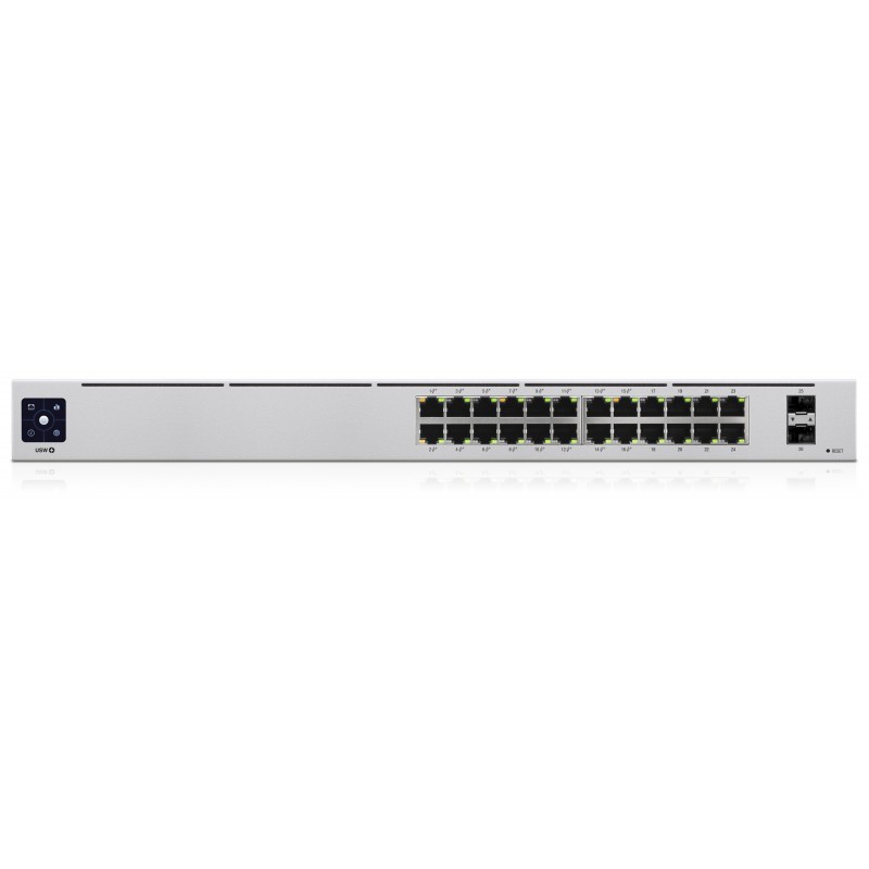 Ubiquiti UniFi 24-Port PoE, Géré, L2L3, Gigabit Ethernet 101001000, Connexion Ethernet, supportant l'alimentation via ce port , Grille de montage, 1U
