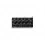 Cherry G84-4100, Mini, Avec fil, USB, QWERTY, Noir