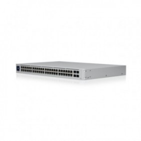 Ubiquiti UniFi USW-48-POE, Géré, L2, Gigabit Ethernet 101001000, Connexion Ethernet, supportant l'alimentation via ce port , Grille de montage, 1U