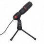Trust GXT 212, Microphone de PC, 50 - 16000 Hz, Omnidirectionnel, Avec fil, USB3,5 mm, Noir, Rouge