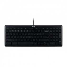 Acer GP.KBD11.00Z, Taille réelle 100 %, Avec fil, USB, Clavier mécanique, AZERTY, Noir