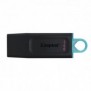 Kingston DataTraveler Exodia - Clé USB 3.2, 64 Go, USB Type-A, 3.2 Gen 1 3.1 Gen 1, Casquette, 11 g, Noir, Turquoise